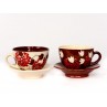 Yin and Yang series - handmade with certificate - colour - brown and white- "Hawthorn"