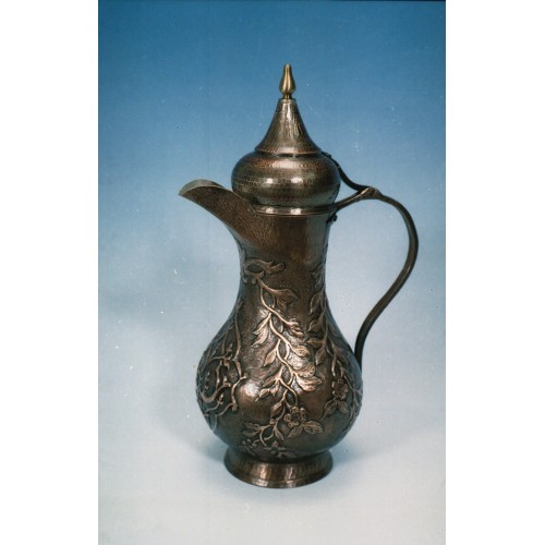 Copper embossed jug - on request