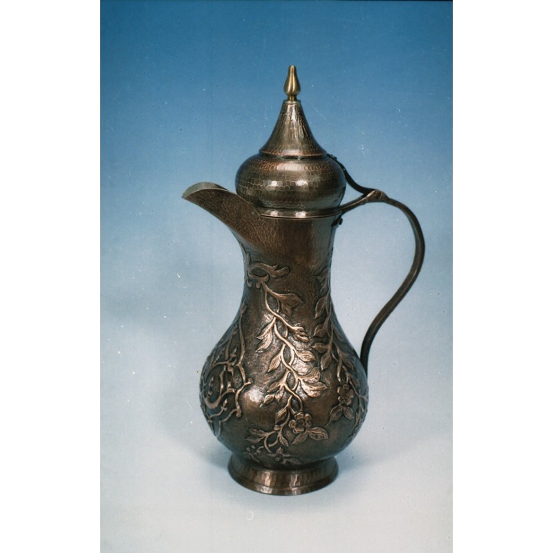 Copper embossed pot