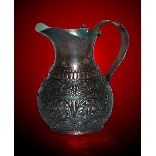 Hand-wrought copper jug - on request